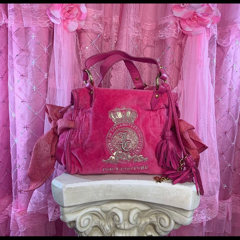 JUICY COUTURE PINK BOW PURSE
